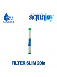 کارتریج فیلتر کربن SLIM به طول 20 اینچ AQUAJOY